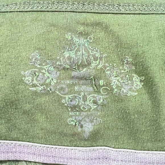 Basic Tank Top | Spaghetti Strap | Textured | Green | Medium | Y2K | Women - Picture 10 of 12